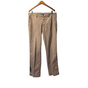 Vintage Mason's Men's Chino Pants Tan Straight Fit Casual Khaki Trousers Size 36